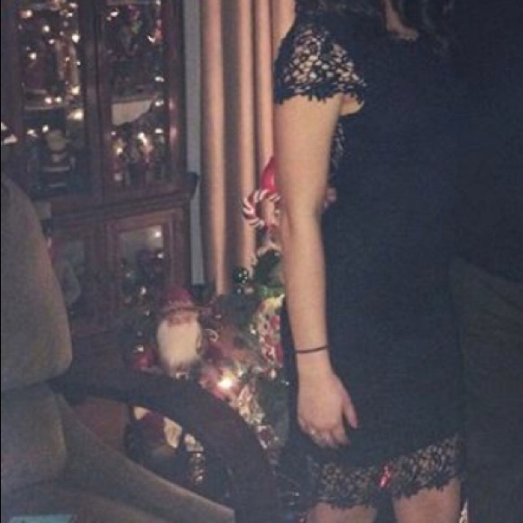 Francesca’s Collections Navy blue dress - Picture 1 of 5